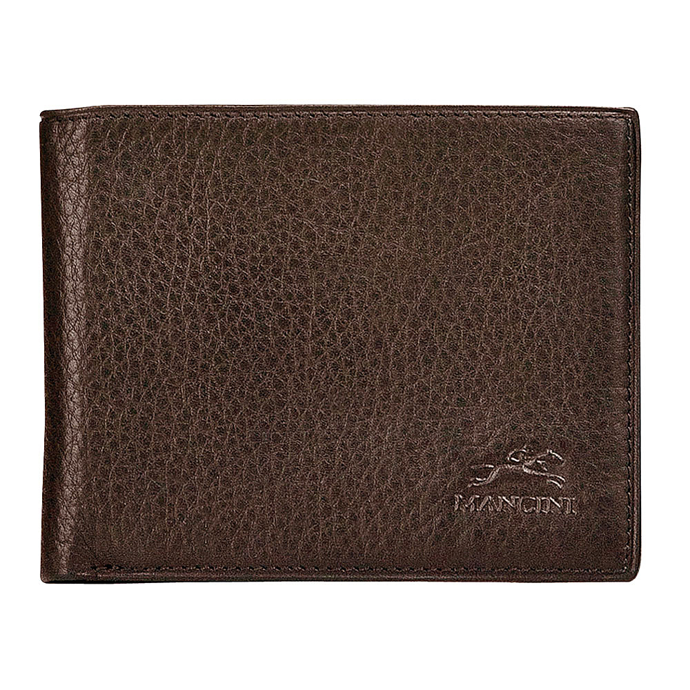 Mancini Leather Goods Mens Center Wing Wallet Brown Mancini Leather Goods Men s Wallets