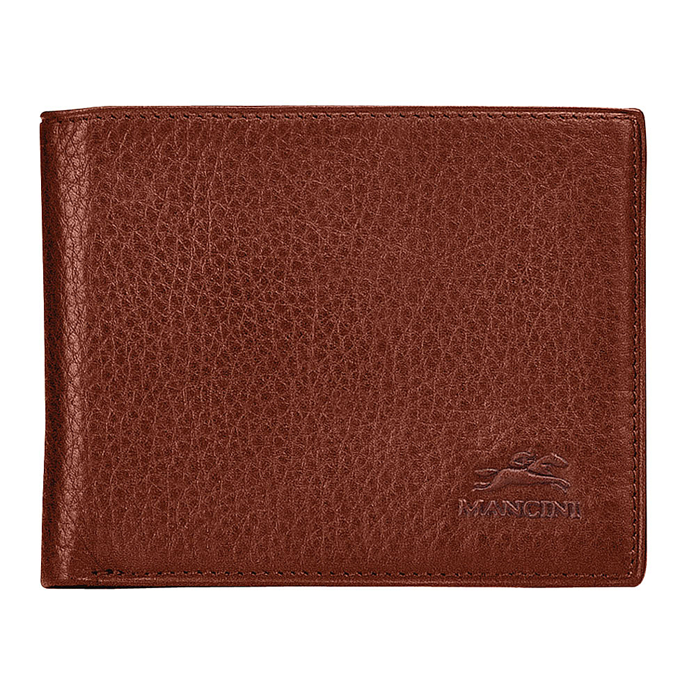 Mancini Leather Goods Mens Center Wing Wallet Cognac Mancini Leather Goods Men s Wallets