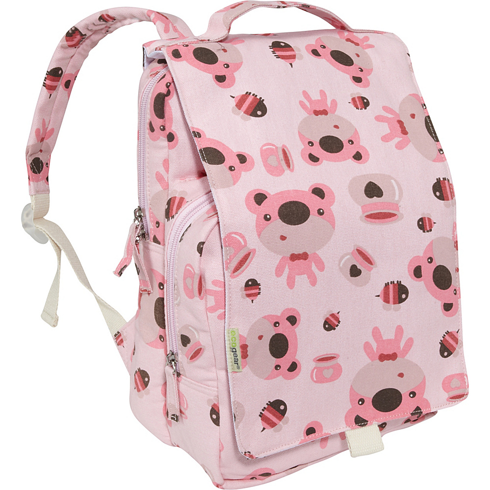ecogear Dually Backpack Pink Bear ecogear Everyday Backpacks