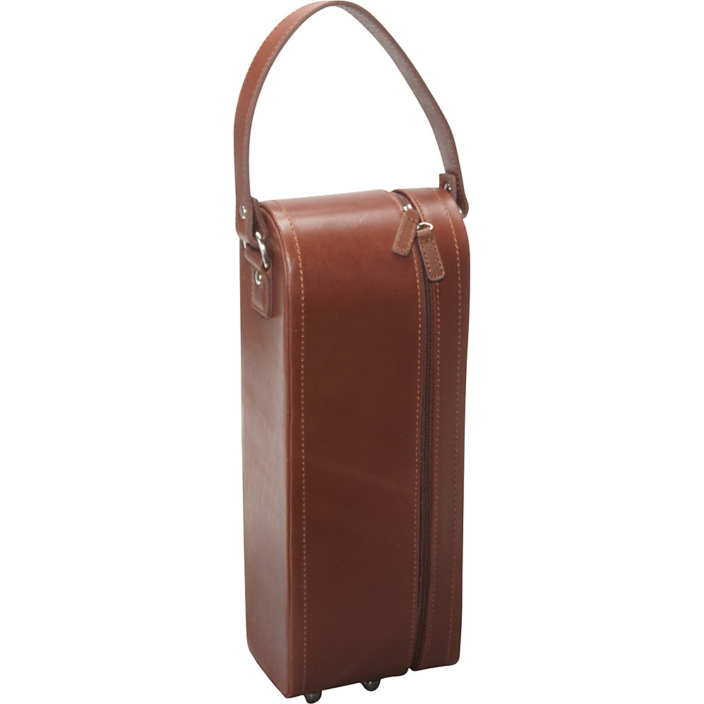 AmeriLeather Leather Single Wine Case Holder Brown AmeriLeather Outdoor Accessories
