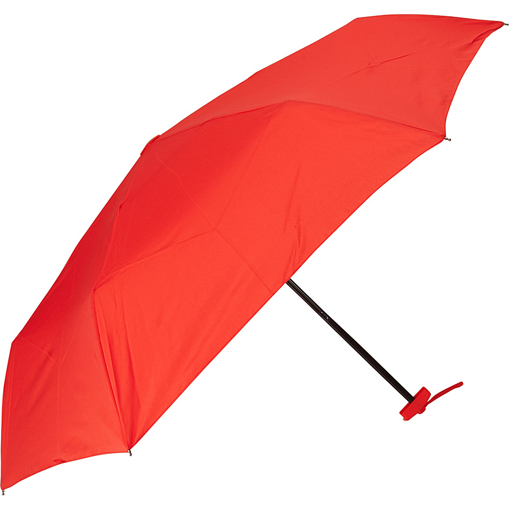 Samsonite Travel Accessories Manual Compact Flat Umbrella Red Samsonite Travel Accessories Umbrellas and Rain Gear