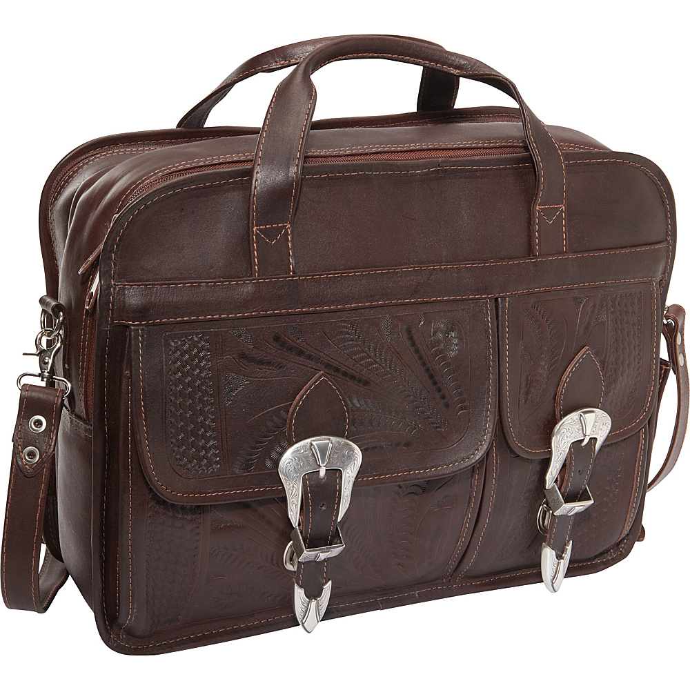 Ropin West Briefcase Brown Ropin West Non Wheeled Business Cases