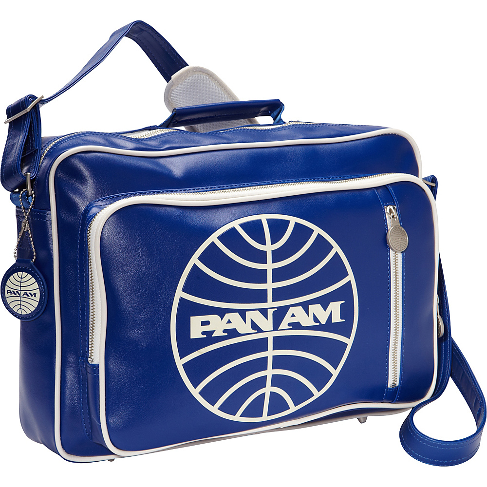 Pan Am Originals Secret Agent Reloaded Pan Am Blue Vintage White Pan Am Luggage Totes and Satchels