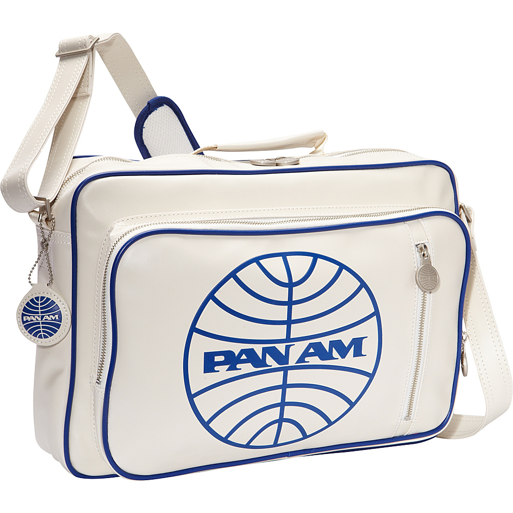 Pan Am Originals Secret Agent Reloaded Vintage White Pan Am Blue Pan Am Luggage Totes and Satchels