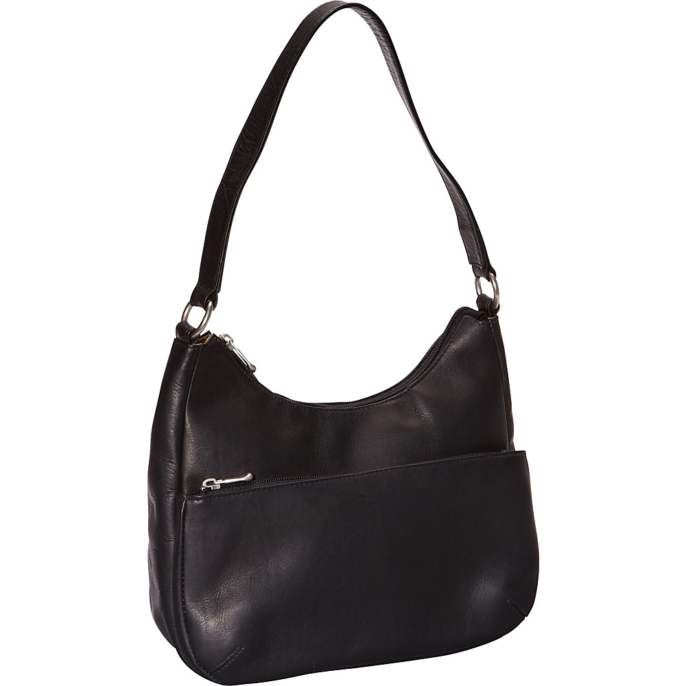 Le Donne Leather Astaire Hobo Black Le Donne Leather Leather Handbags