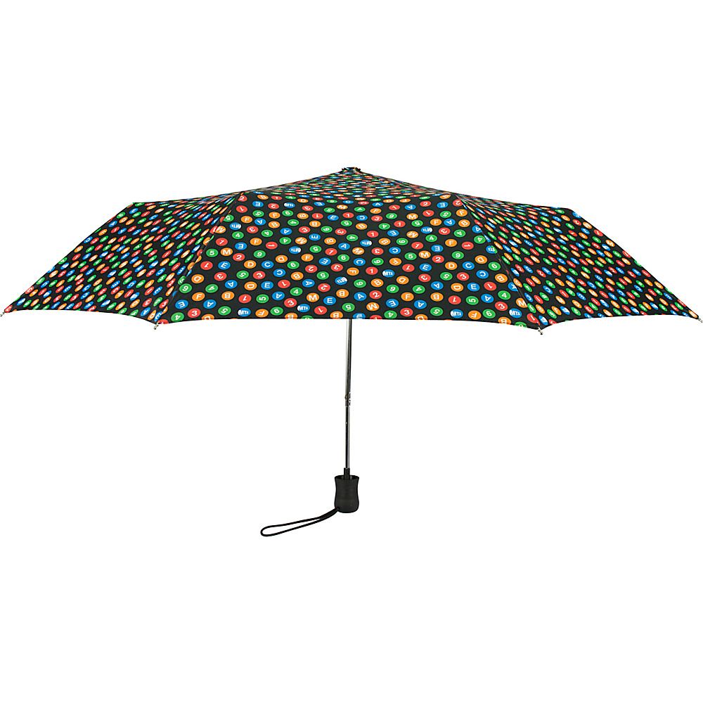 Leighton Umbrellas MTA NYC Indicator black multi Leighton Umbrellas Umbrellas and Rain Gear