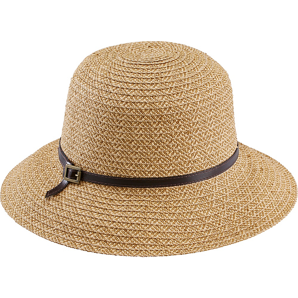 San Diego Hat Ultra Braid Belted Cloche Camel San Diego Hat Hats