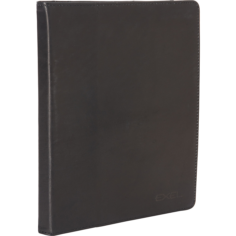 Heritage Colombian Leather iPad Portfolio with Stylus Black Heritage Electronic Cases