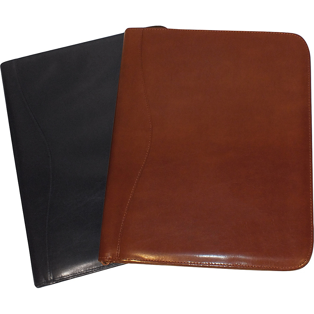 Royce Leather Zip Around Writing Padfolio Tan Royce Leather Business Accessories