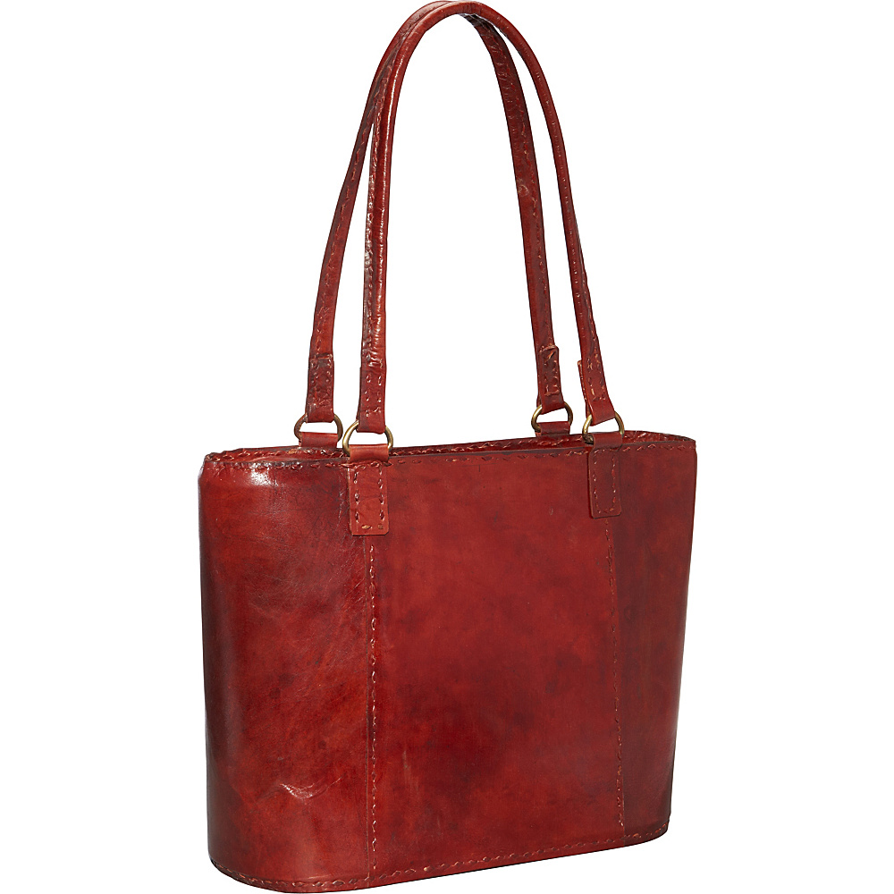 Sharo Leather Bags Women s Large Leather Rustic Tote Burgundy Red Sharo Leather Bags Leather Handbags