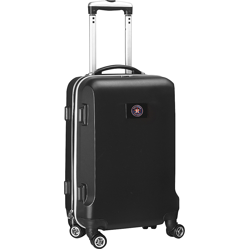 Denco Sports Luggage MLB 20 Domestic Carry On Black Houston Astros Denco Sports Luggage Hardside Luggage