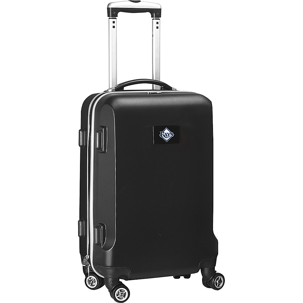 Denco Sports Luggage MLB 20 Domestic Carry On Black Tampa Bay Rays Denco Sports Luggage Hardside Luggage