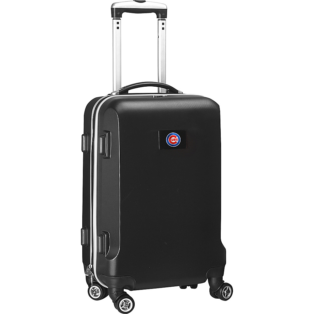Denco Sports Luggage MLB 20 Domestic Carry On Black Chicago Cubs Denco Sports Luggage Hardside Luggage