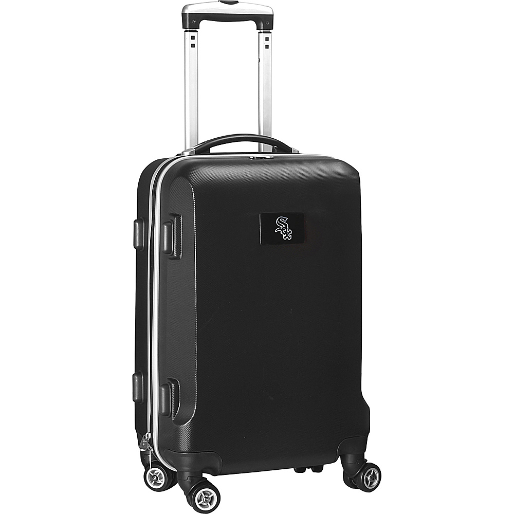 Denco Sports Luggage MLB 20 Domestic Carry On Black Chicago White Sox Denco Sports Luggage Hardside Luggage