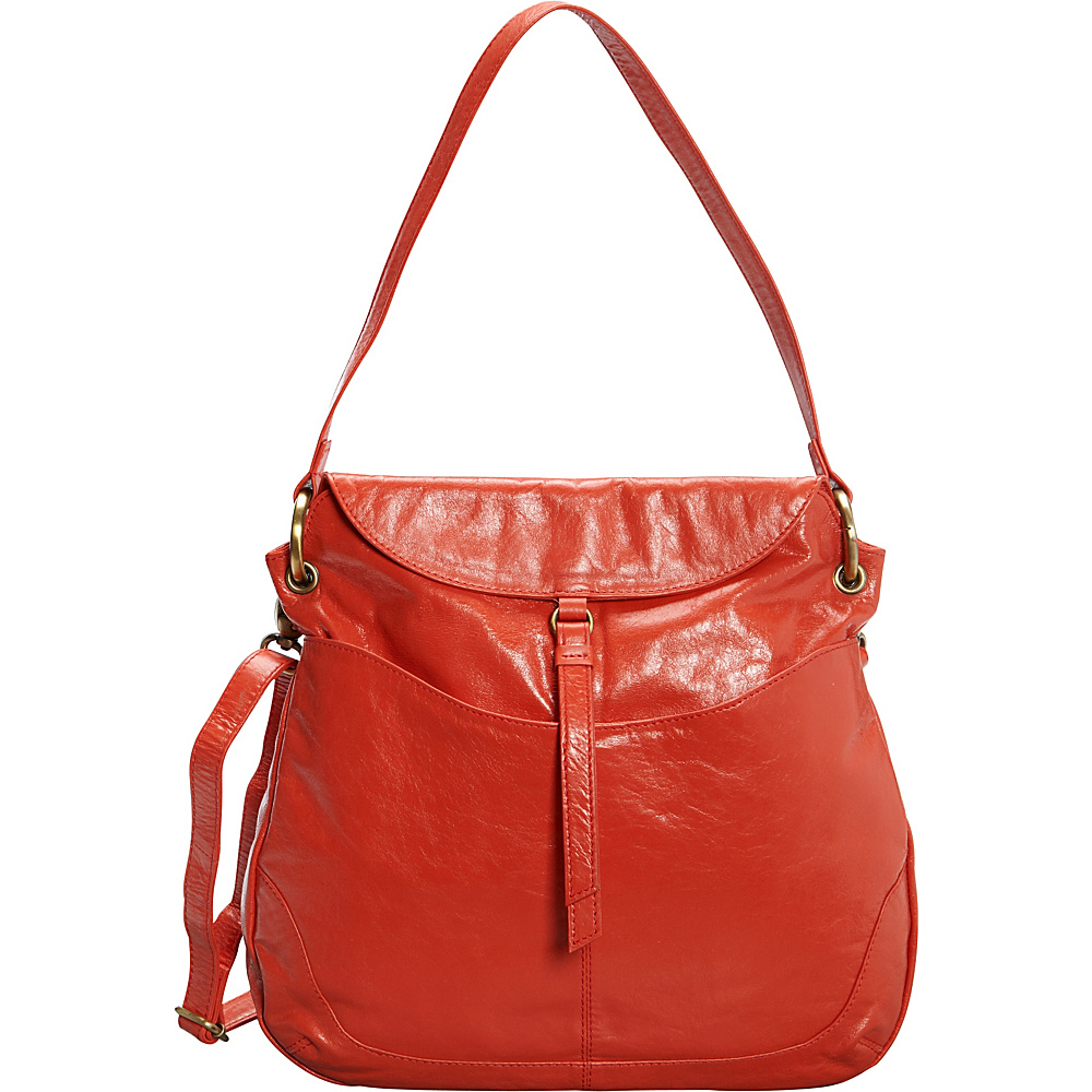 Latico Leathers Kane Shoulder Bag Poppy Latico Leathers Leather Handbags