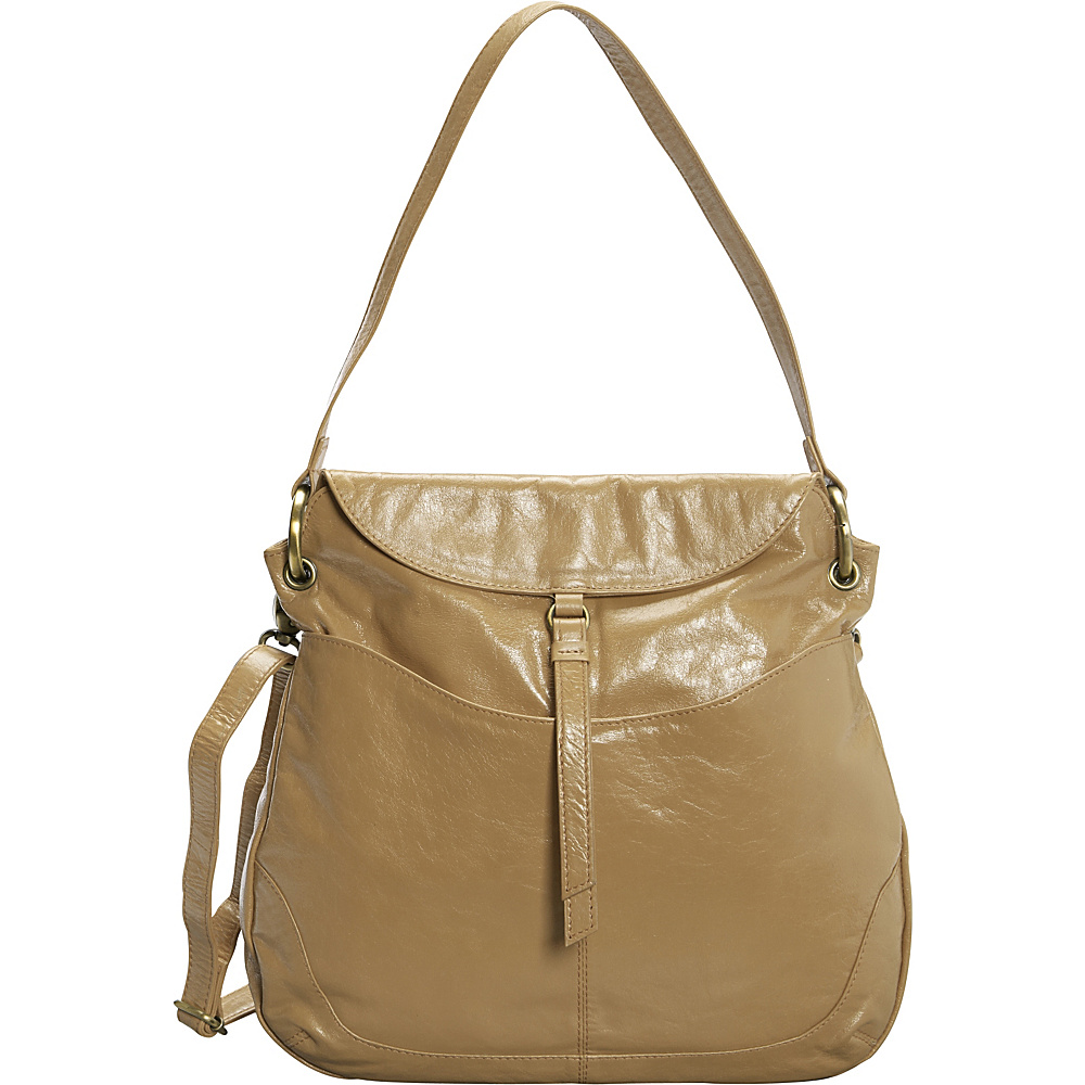 Latico Leathers Kane Shoulder Bag Almond Latico Leathers Leather Handbags