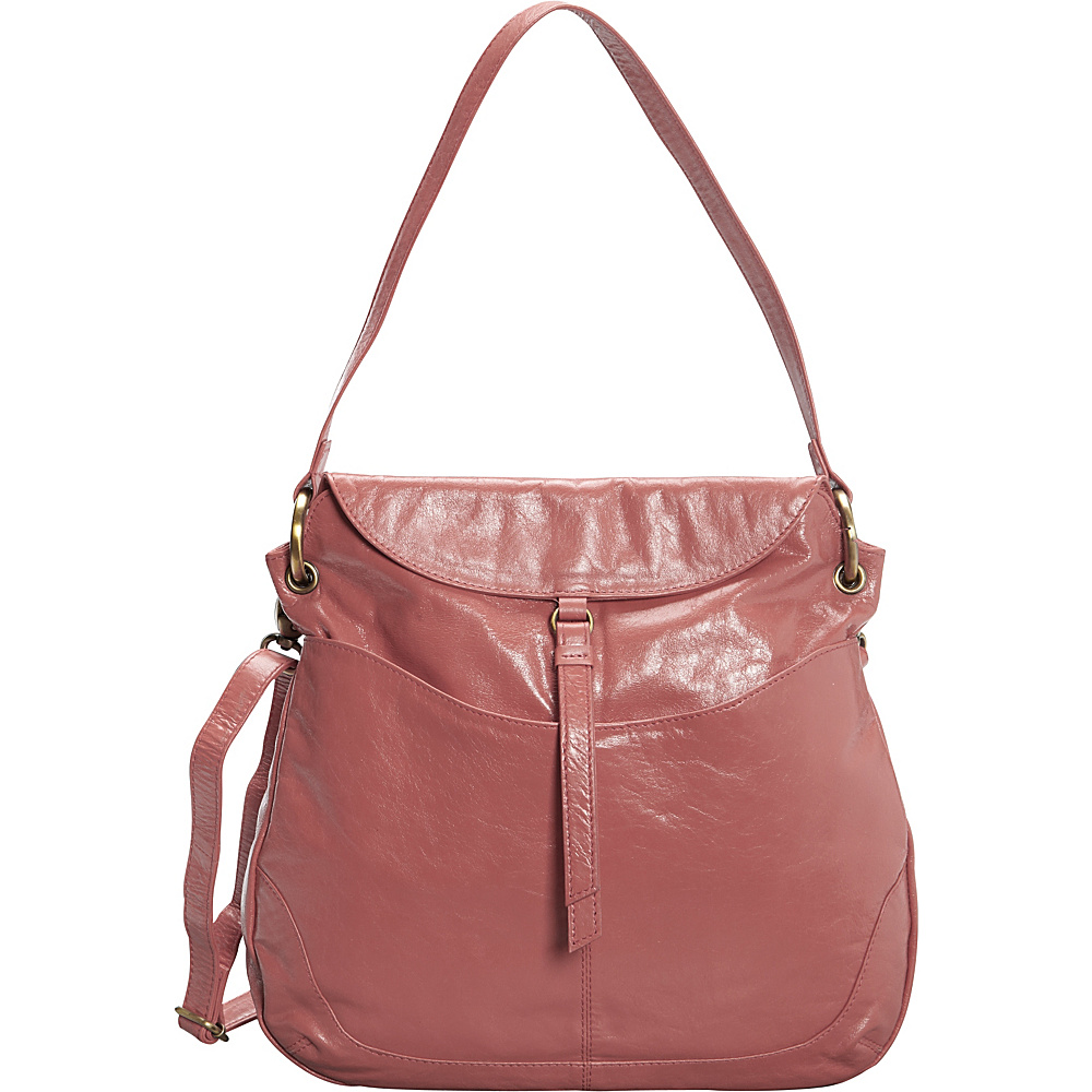 Latico Leathers Kane Shoulder Bag Pink Latico Leathers Leather Handbags