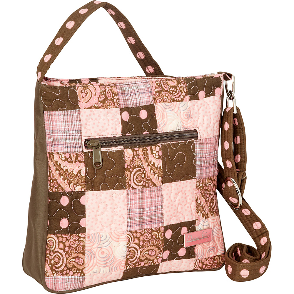 Donna Sharp Hipster Quilted Mocha Patch Donna Sharp Fabric Handbags