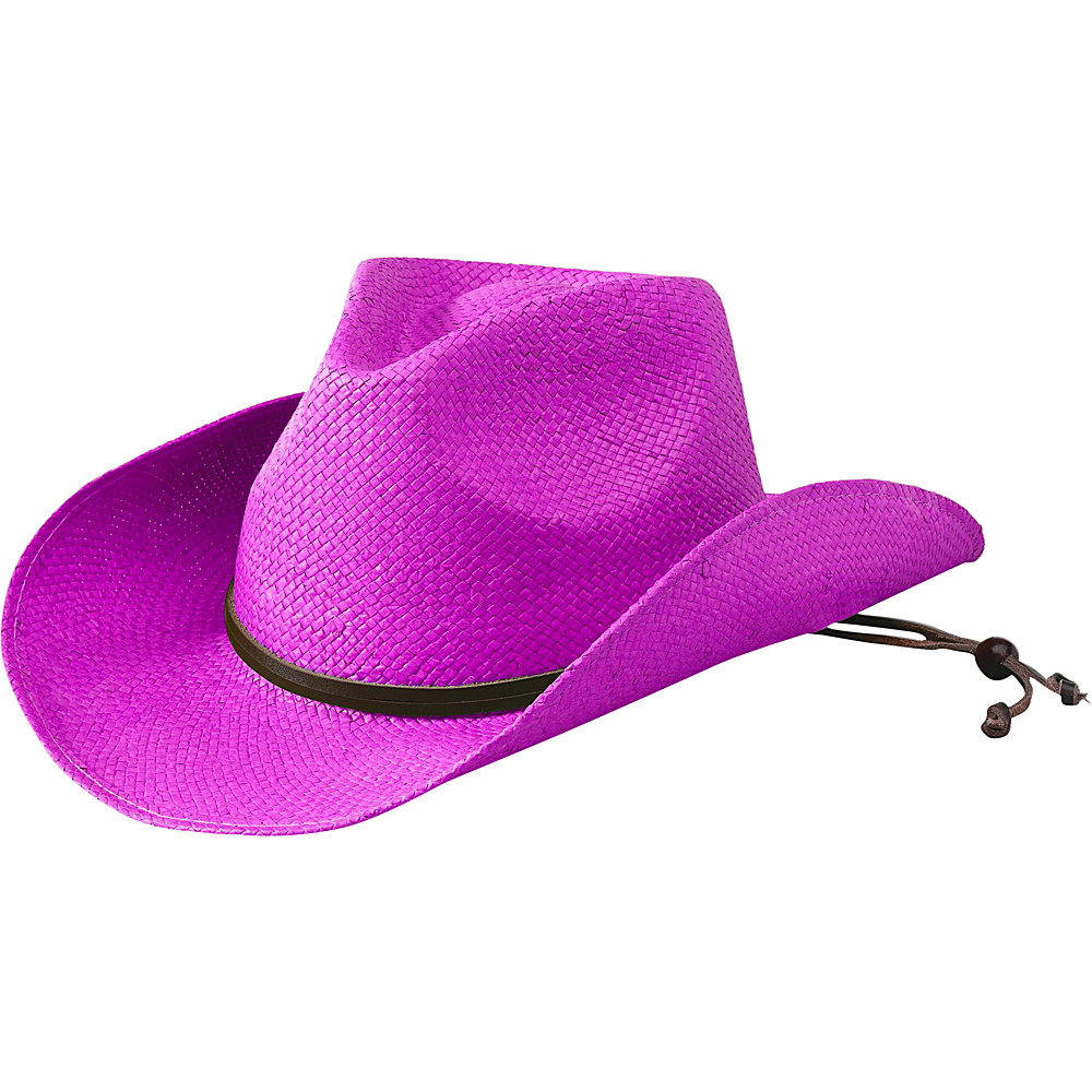 San Diego Hat Kids Cowboy Hat 4 8y bright pink San Diego Hat Hats Gloves Scarves