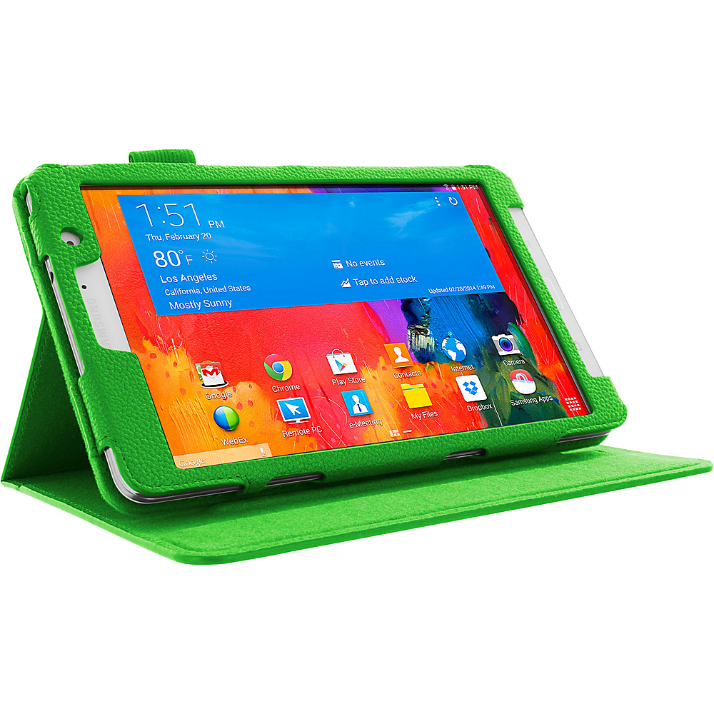 rooCASE Samsung Galaxy Tab Pro 8.4 inch Dual View Folio Case Green rooCASE Electronic Cases