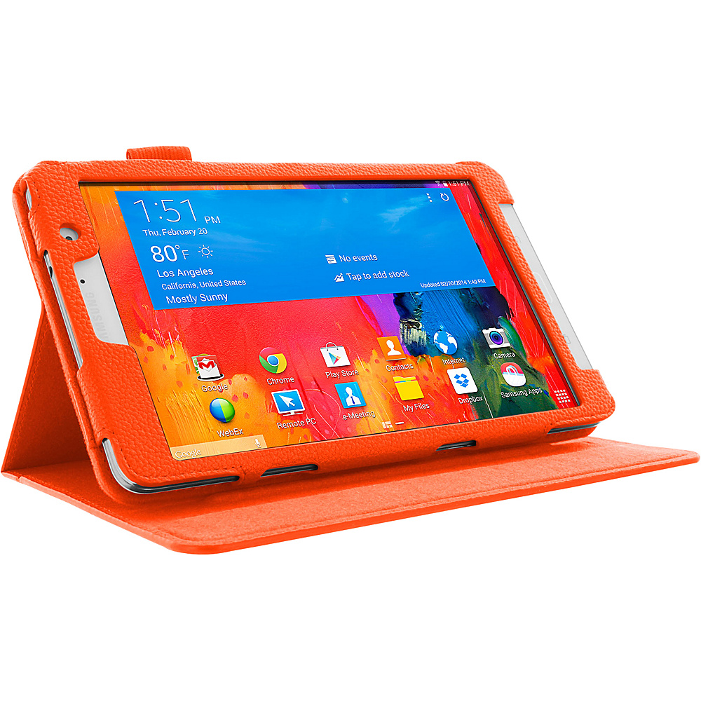rooCASE Samsung Galaxy Tab Pro 8.4 inch Dual View Folio Case Orange rooCASE Electronic Cases