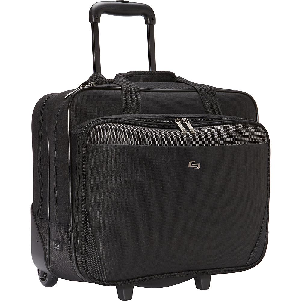 SOLO 17.3 Laptop Rolling Case Black SOLO Wheeled Business Cases