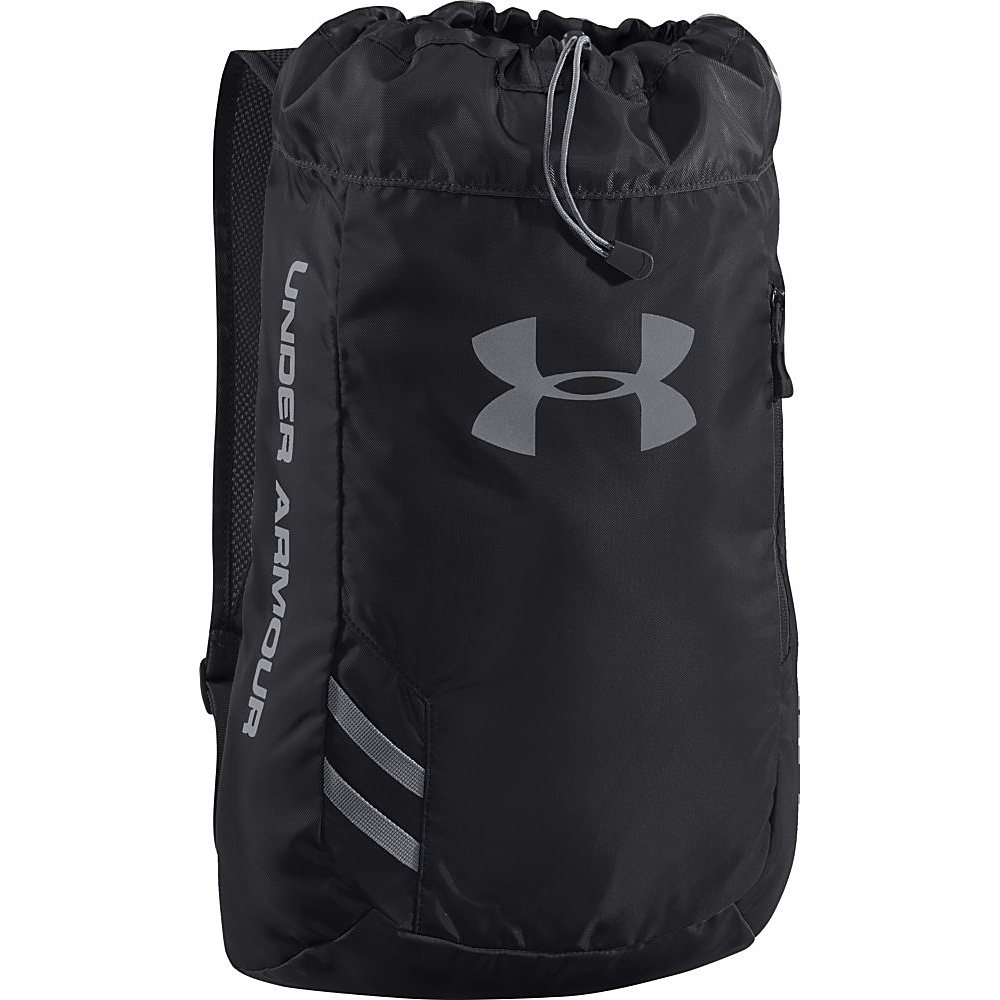 Under Armour Trance Sackpack Black Black Graphite Under Armour Everyday Backpacks