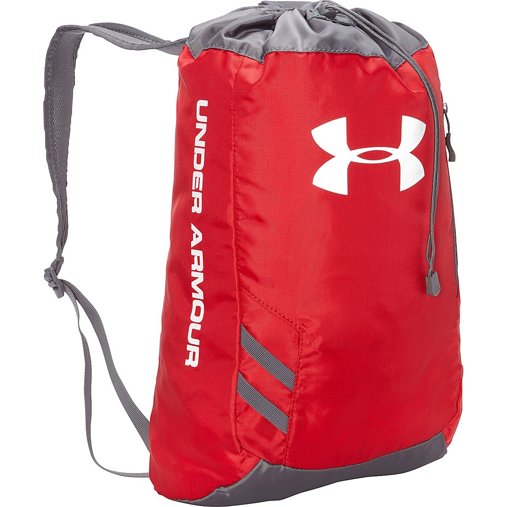 Under Armour Trance Sackpack Red Graphite White Under Armour Everyday Backpacks