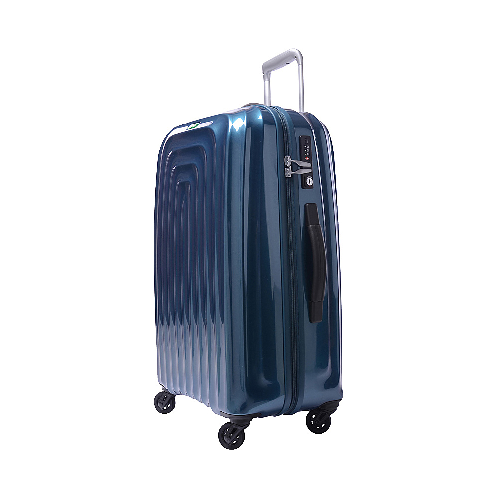 Lojel Wave Medium Luggage Blue Lojel Hardside Checked