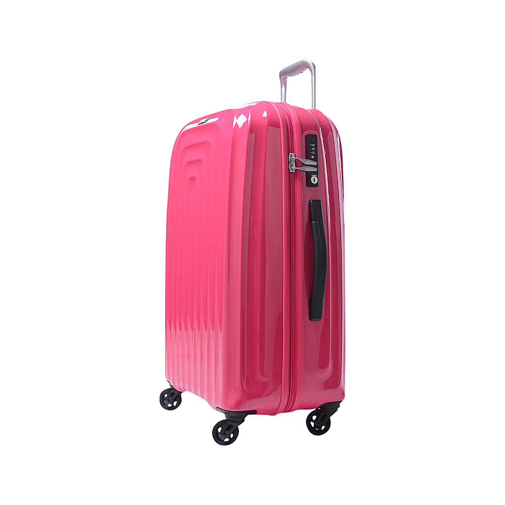 Lojel Wave Medium Luggage Pink Lojel Hardside Checked