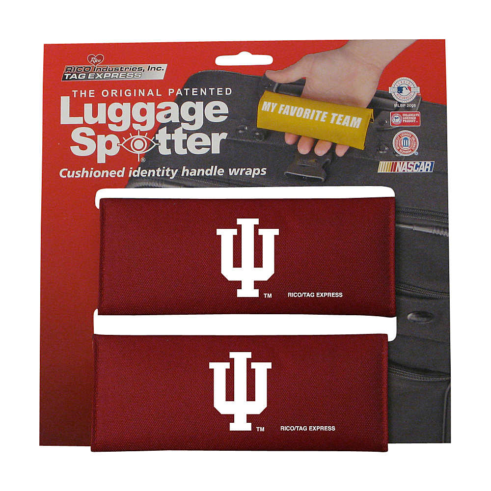 Luggage Spotters NCAA Indiana Hoosiers Luggage Spotter Red Luggage Spotters Luggage Accessories