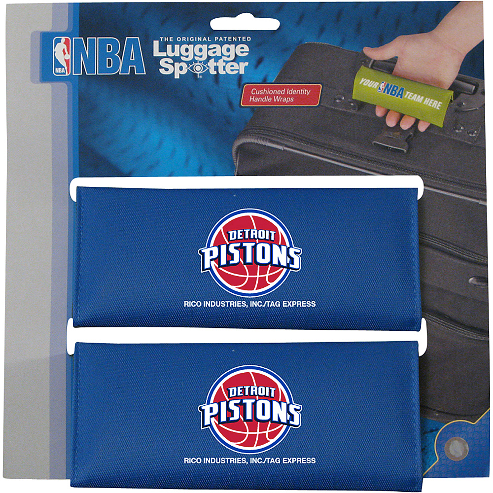 Luggage Spotters NBA Detroit Pistons Luggage Spotter Blue Luggage Spotters Luggage Accessories
