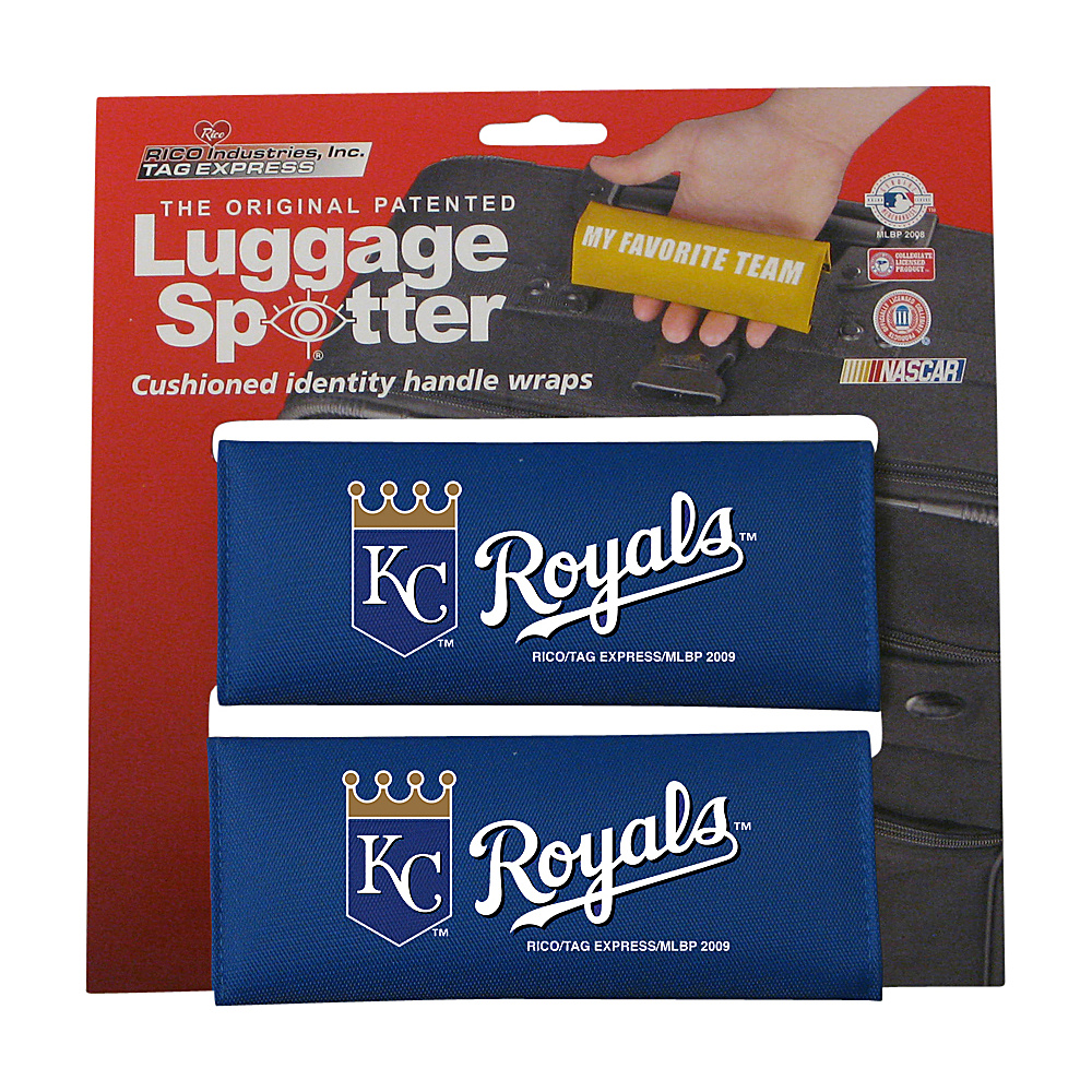 Luggage Spotters MLB Kansas City Royals Luggage Spotter Blue Luggage Spotters Luggage Accessories