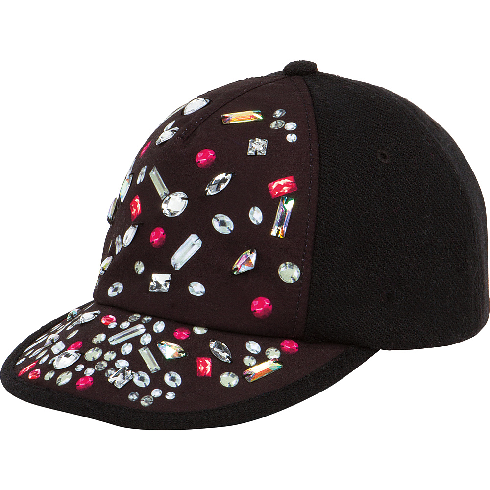 San Diego Hat Kids Hat with Jewels on Front Brim Black 5 7Y San Diego Hat Hats