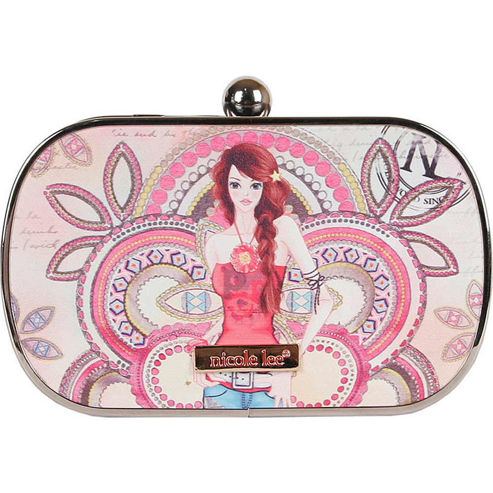 Nicole Lee Briar Hard Case Mini Clutch Marina Nicole Lee Manmade Handbags