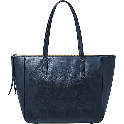 Fossil Sydney Shopper Heritage Blue - Fossil Leather Handbags