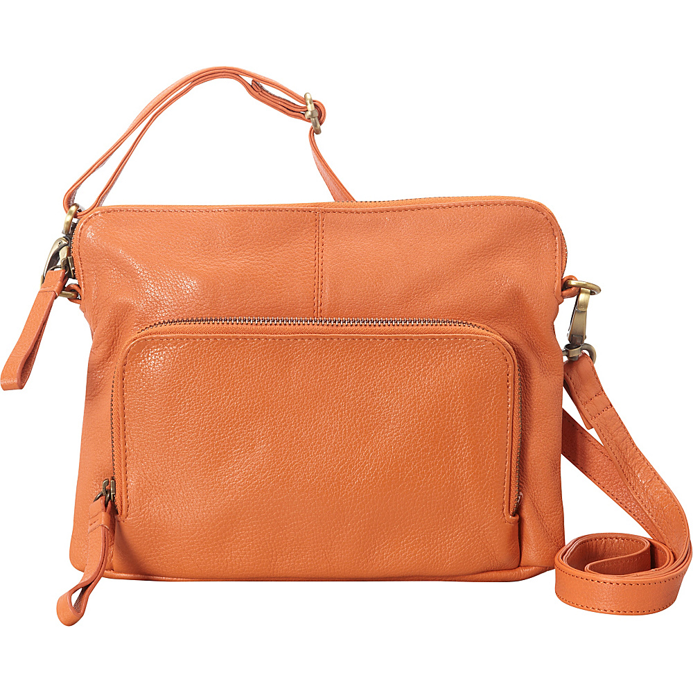 Latico Leathers Brooklyn Crossbody Orange Latico Leathers Leather Handbags