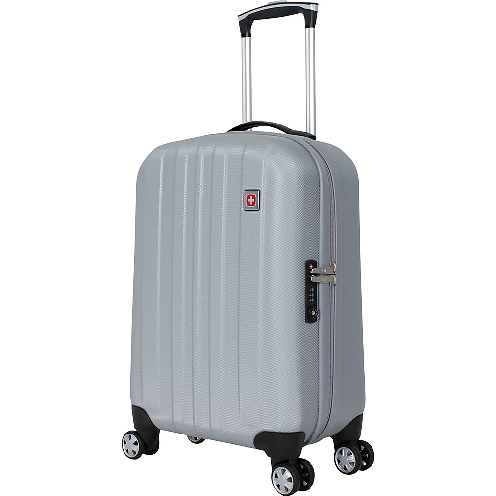SwissGear Travel Gear 20 Hardside Spinner Silver SwissGear Travel Gear Hardside Luggage