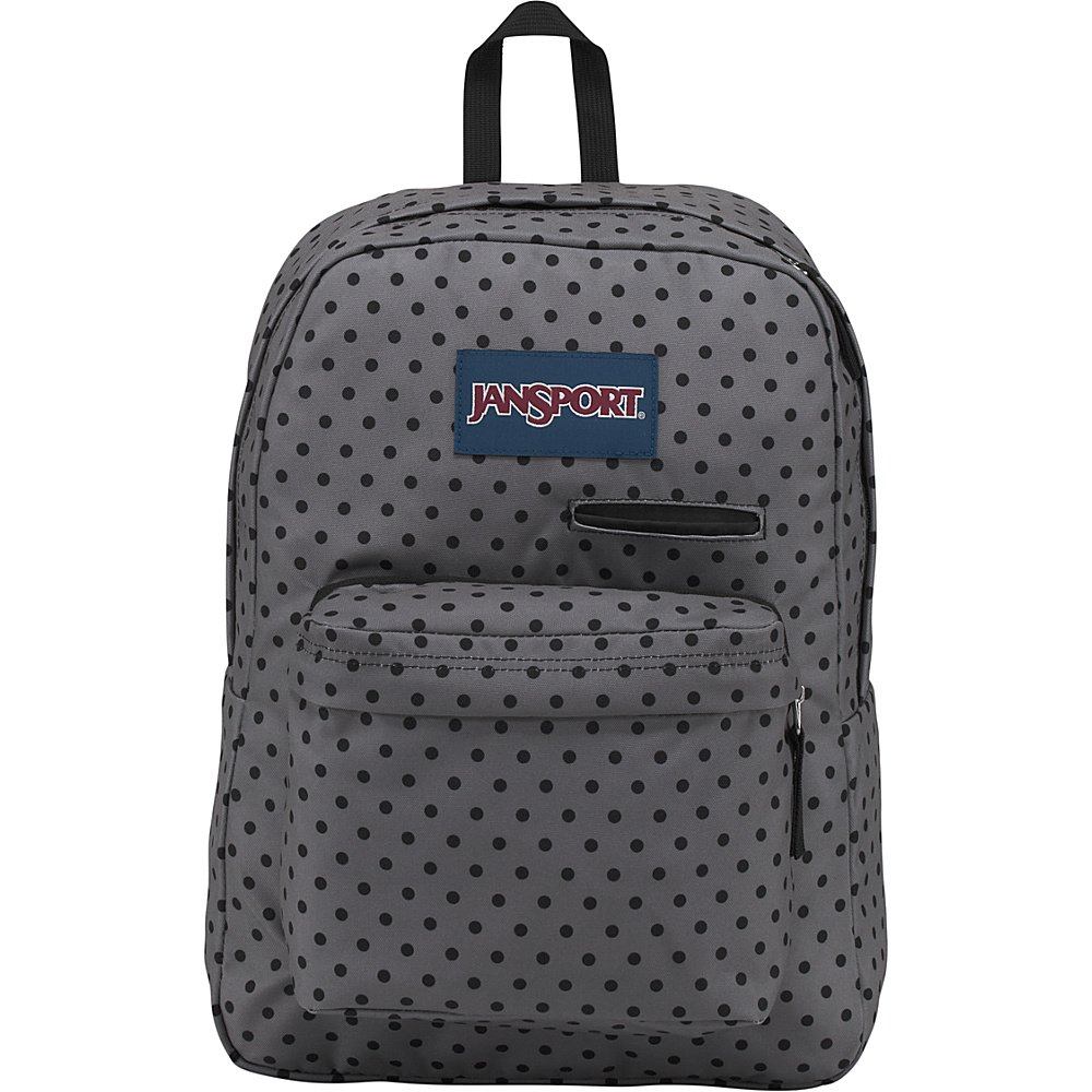 JanSport Digibreak Laptop Backpack Black Dot-O-Rama - JanSport Business & Laptop Backpacks
