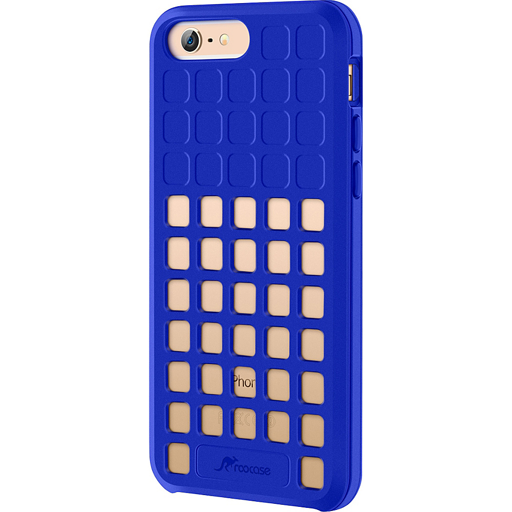 rooCASE Slim Fit Quadric TPU Case Protective Cover for iPhone 6 6s 4.7 Dark Blue rooCASE Electronic Cases