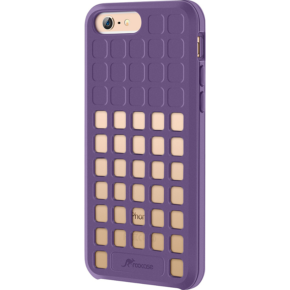rooCASE Slim Fit Quadric TPU Case Protective Cover for iPhone 6 6s 4.7 Purple rooCASE Electronic Cases