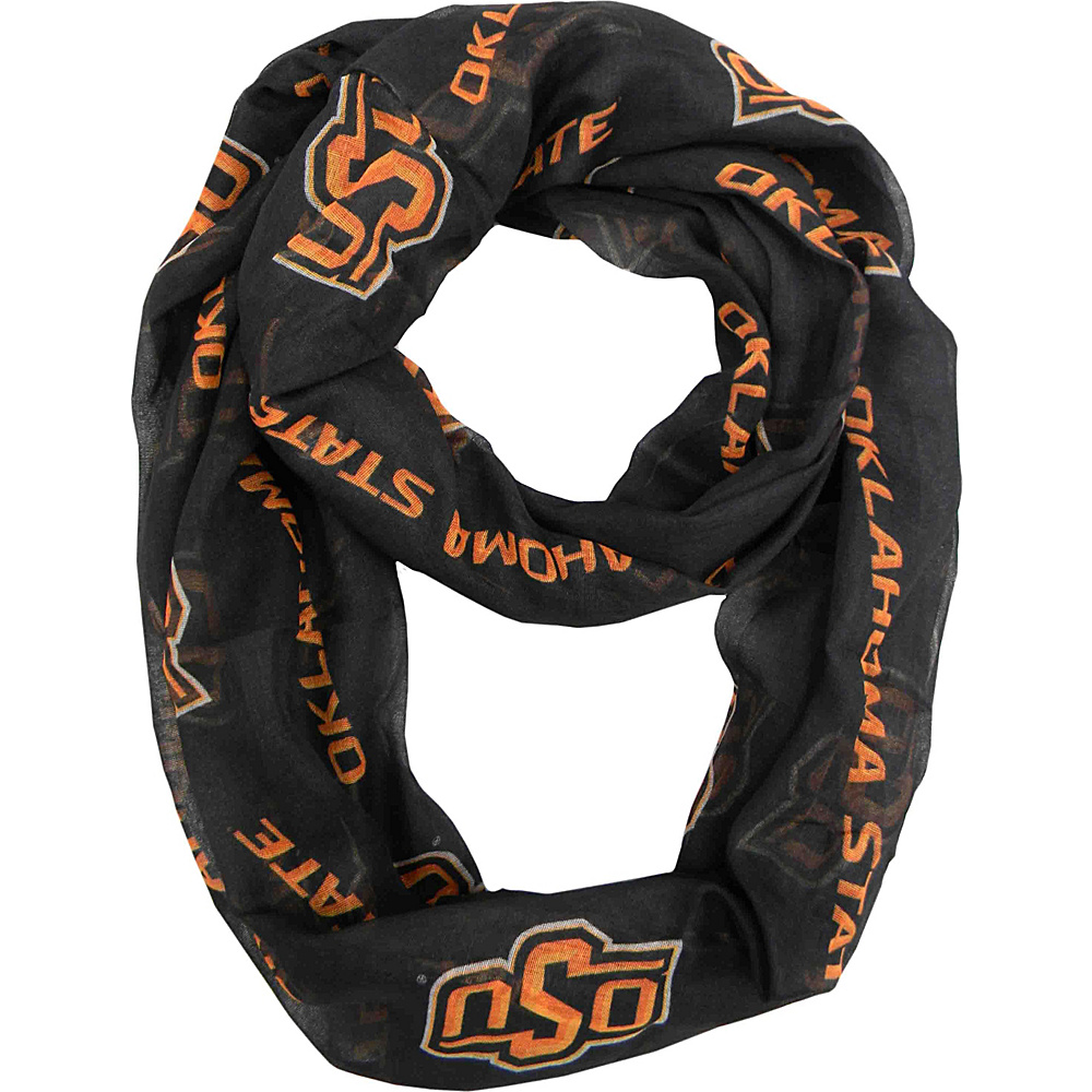 Littlearth Sheer Infinity Scarf Big 12 Teams Oklahoma State University Littlearth Hats Gloves Scarves