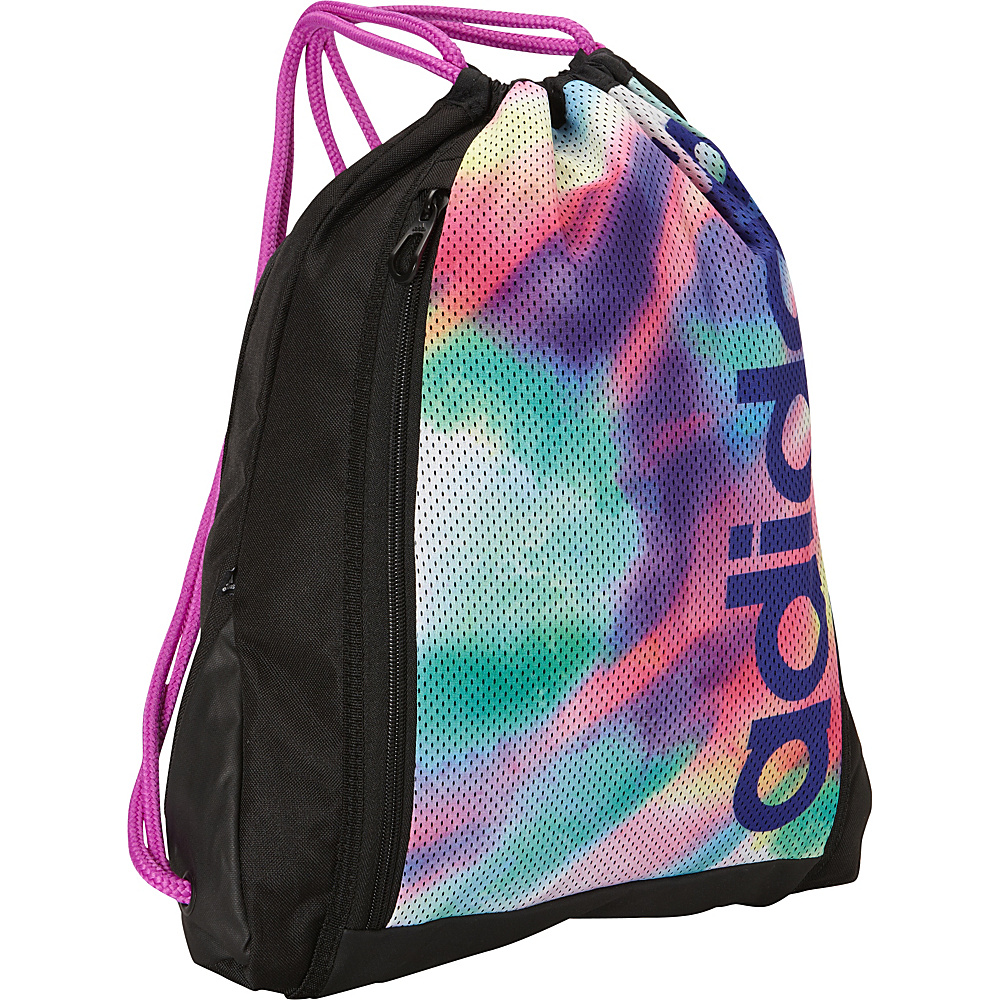 adidas Thunder Sackpack Sunlight Camo Flash Pink Night Flash adidas School Day Hiking Backpacks