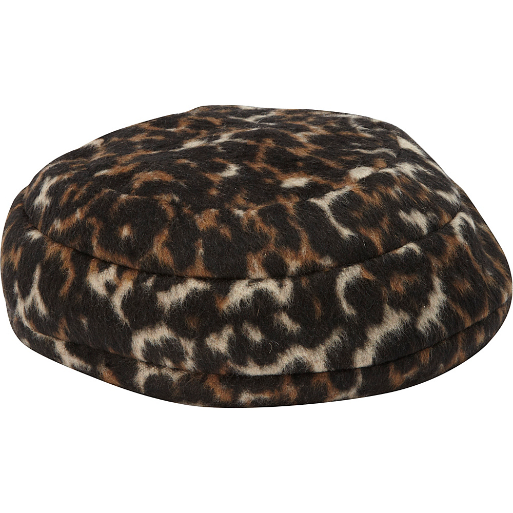 Betmar New York Lali Beret Leopard Betmar New York Hats Gloves Scarves