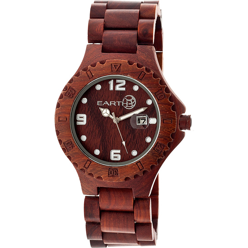 Earth Wood Raywood Watch Red Rosewood Earth Wood Watches