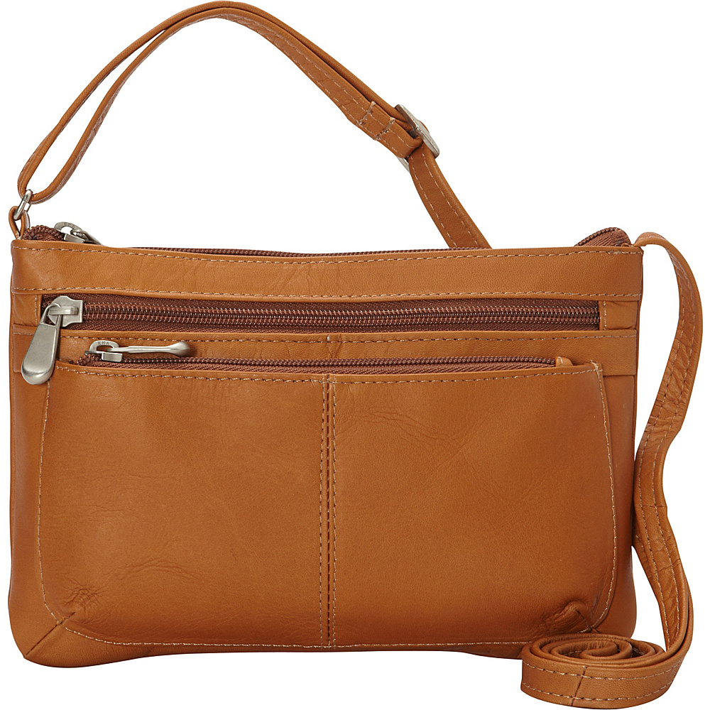 Le Donne Leather Waverly Crossbody Tan Le Donne Leather Leather Handbags