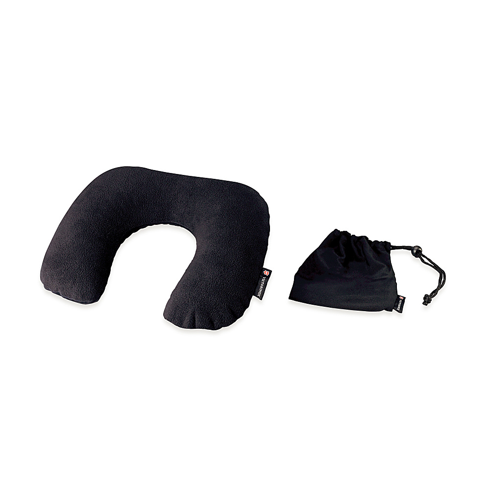 Victorinox Lifestyle Accessories 4.0 Deluxe Inflatable Travel Pillow Black Victorinox Travel Pillows Blankets