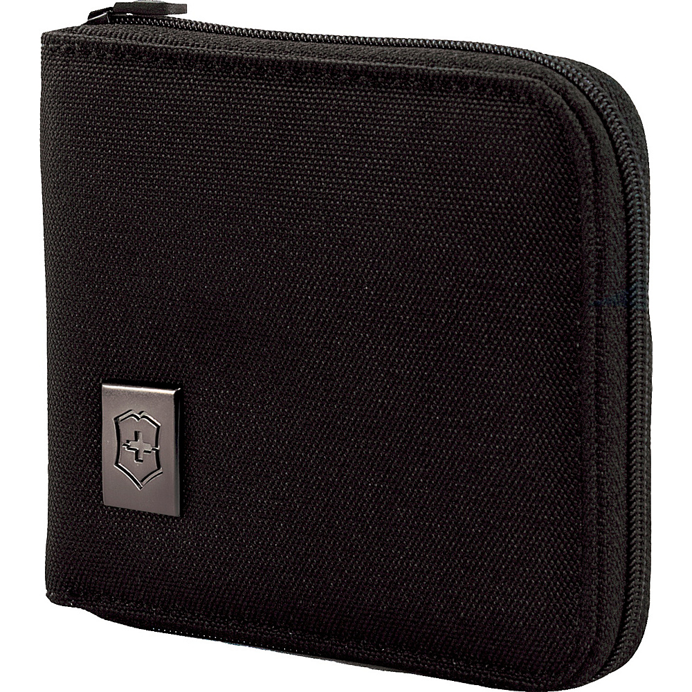 Victorinox Lifestyle Accessories 4.0 Zip Around Wallet Black Victorinox Mens Wallets