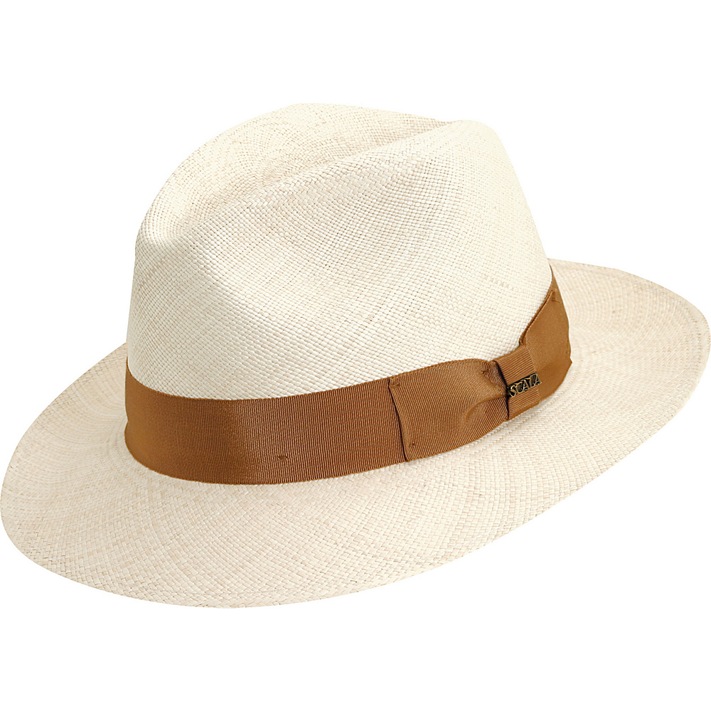Scala Hats Panama Safari Hat NATURAL MEDIUM Scala Hats Hats Gloves Scarves