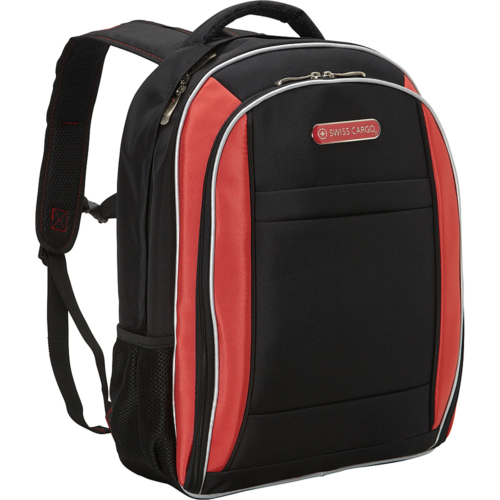 Swiss Cargo SCX21 18 Backpack Black Red Swiss Cargo Business Laptop Backpacks